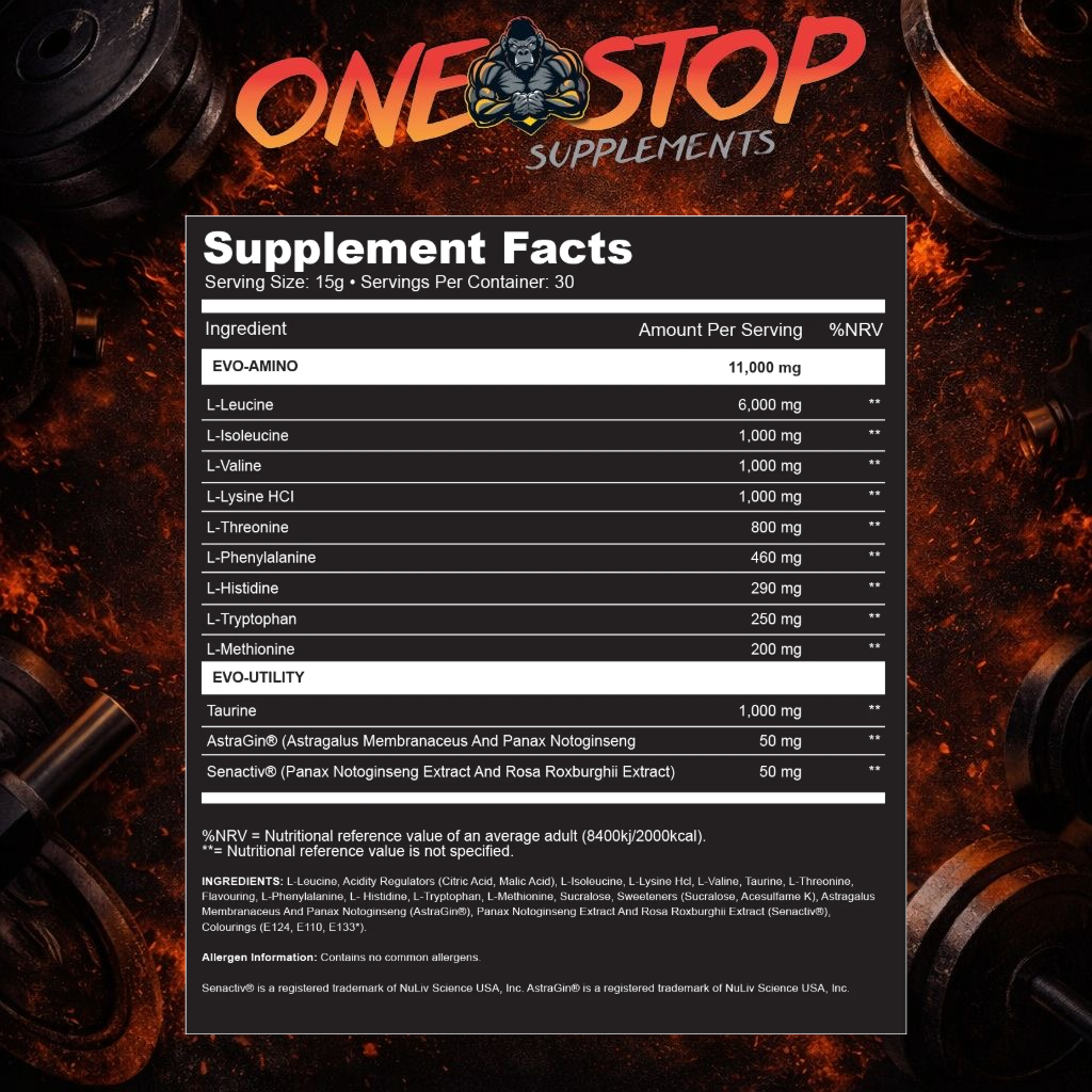 EVO CORE CORE AMINOS - Essential Amino Acids (30 Servings)