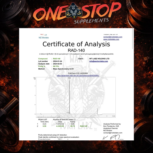 Wartorn labz RAD140 (TESTOLONE)