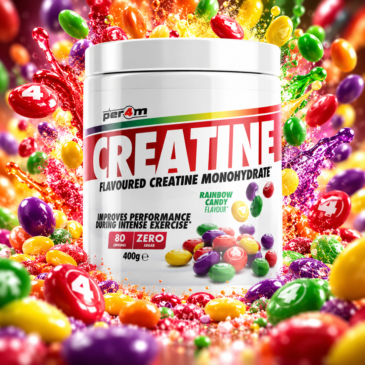 PER4M FLAVOURED CREATINE 400G