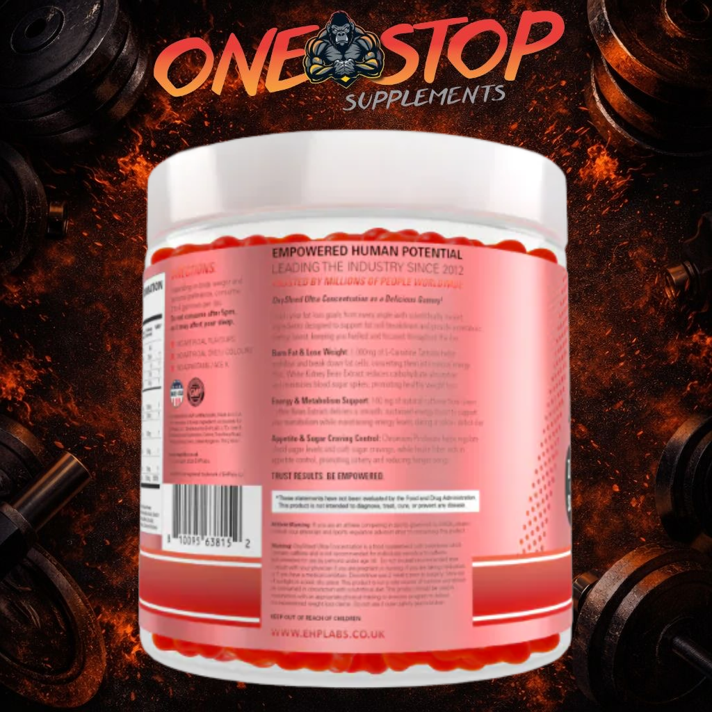 EHP LABS Oxyshred Gummies Juicy Strawberry (80 GUMMIES)