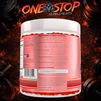 EHP LABS Oxyshred Gummies Juicy Strawberry (80 GUMMIES)
