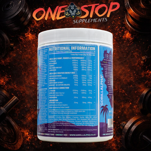 GORILLA ALPHA IBIZA JUICE VOL 1 480G (40 SERVINGS)