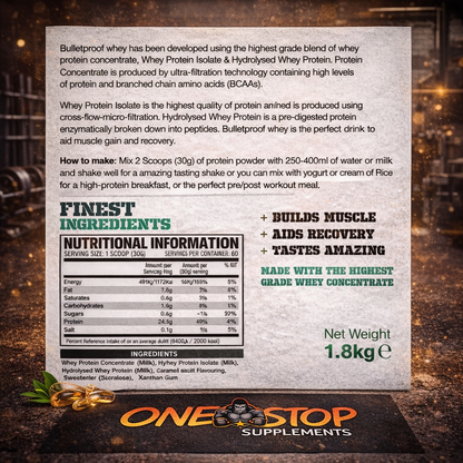 GAS MARK 10- BULLETPROOF WHEY (ISO BLEND)