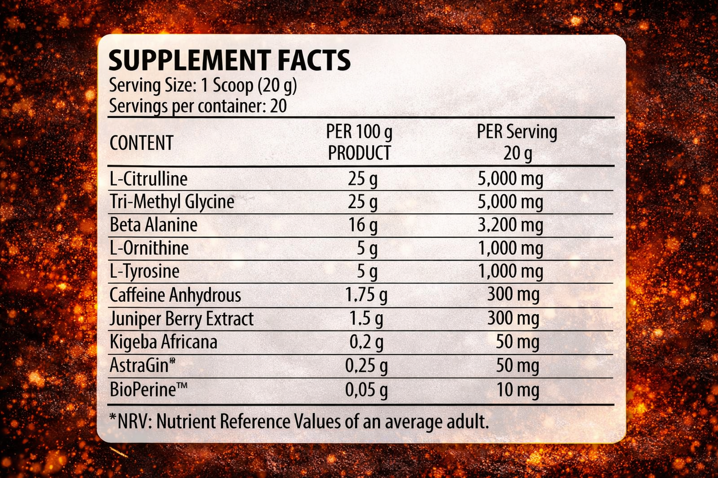 DY Nox Pump Ultimate - Extreme Pre Workout