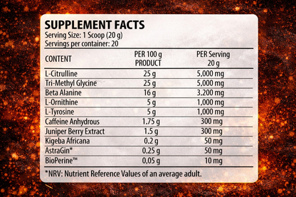 DY Nox Pump Ultimate - Extreme Pre Workout