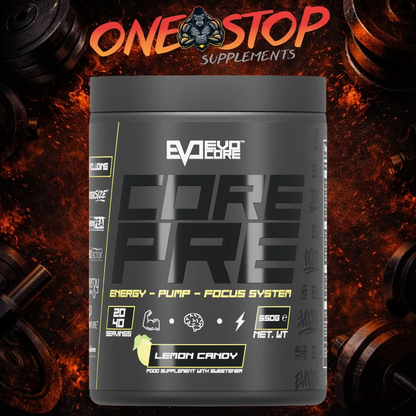 EVOCORE CORE PRE - Pre-Workout All-In-One (20/40 Servings)