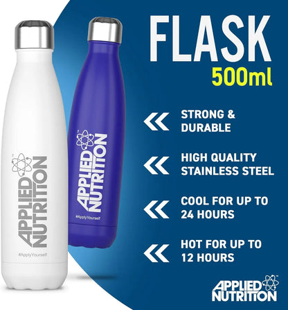 APPLIED NUTRITION STAINLESS STEAL FLASK 500ML