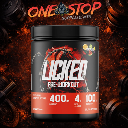 LICKED PRE WORKOUT - 50 SERVINGS
