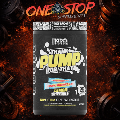 DNA Sports Thank Pump For That 475g - STIM FREE - Pre Workout