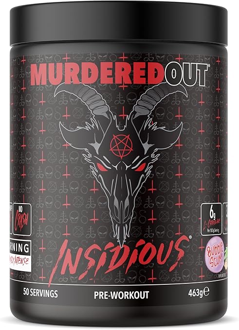 Murdered Out Insidious Pre Workout 463g (With free shaker )