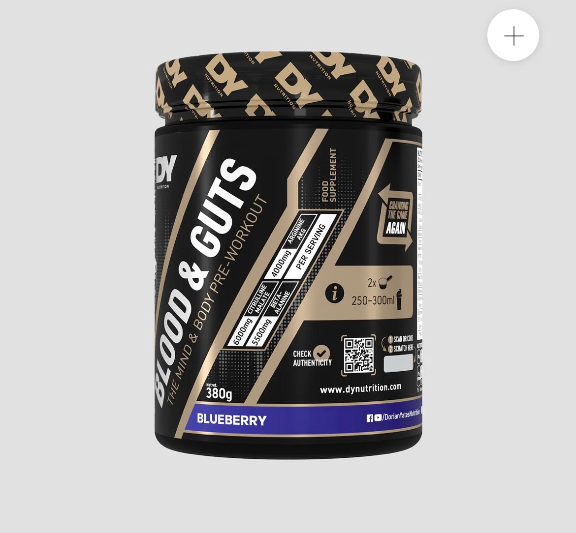 Blood & Guts Pre-Workout - 20 Servings