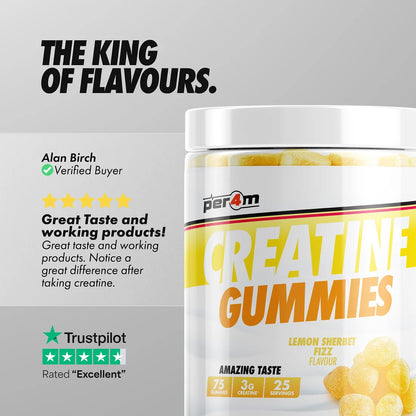 PER4M CREATINE GUMMIES 25 SERVINGS 75 GUMMIES