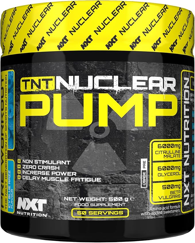 NXT Nutrition TNT Nuclear PUMP (Stim FREE) 500g