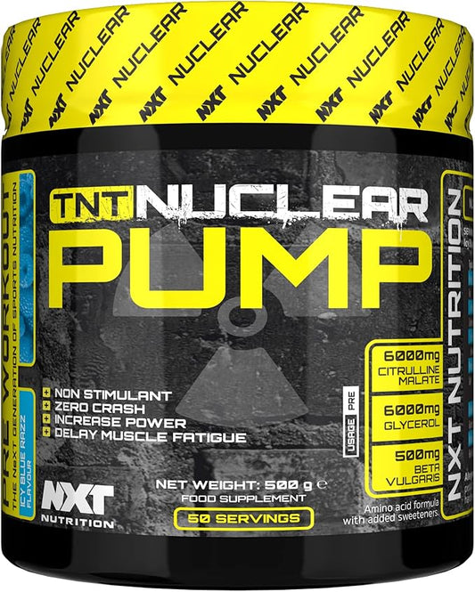 NXT Nutrition TNT Nuclear PUMP (Stim FREE) 500g