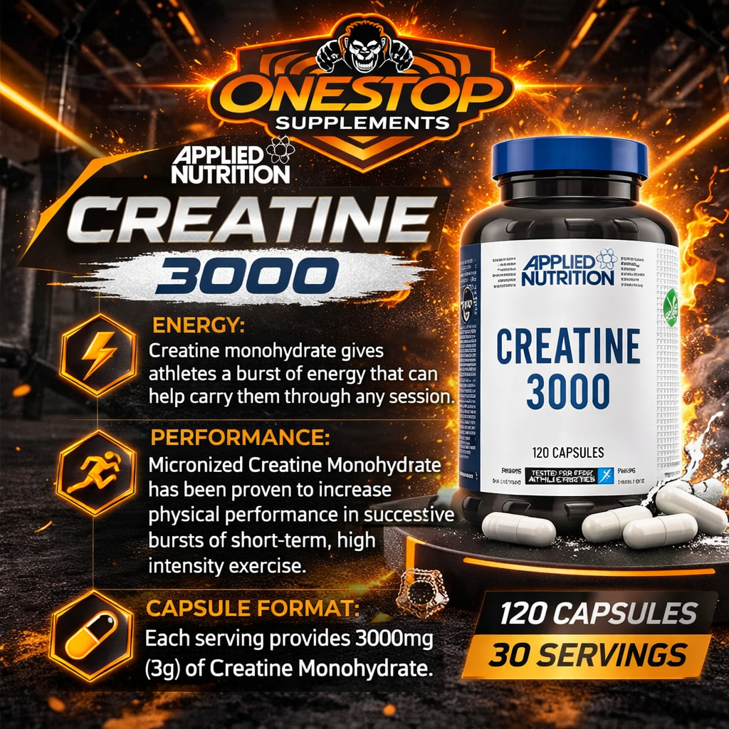 Applied Nutrition Creatine Monohydrate 3000 - 120 Capsules