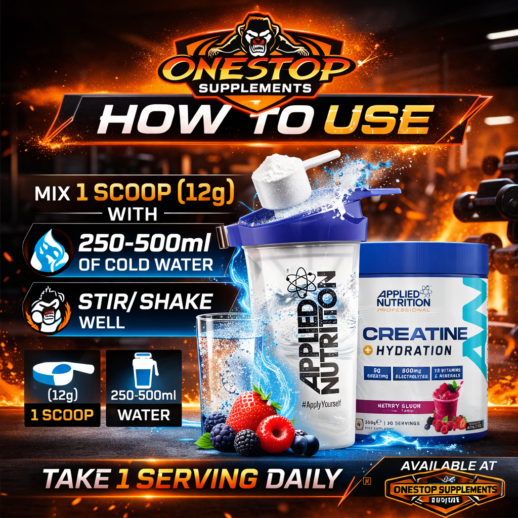 APPLIED NUTRITION CREATINE MONOHYDRATE 250G and 500G