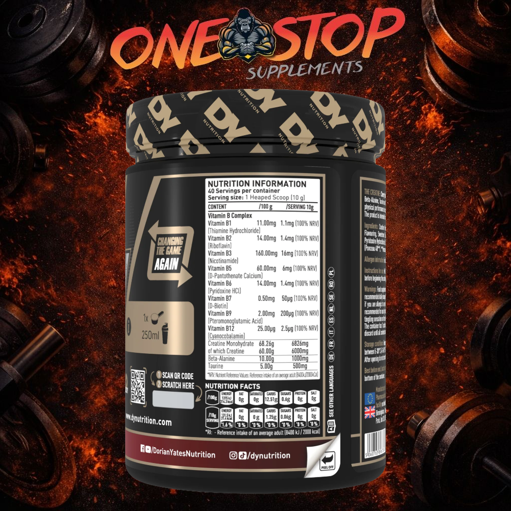 DY NUTRITION FLAVOURED THE CREATINE