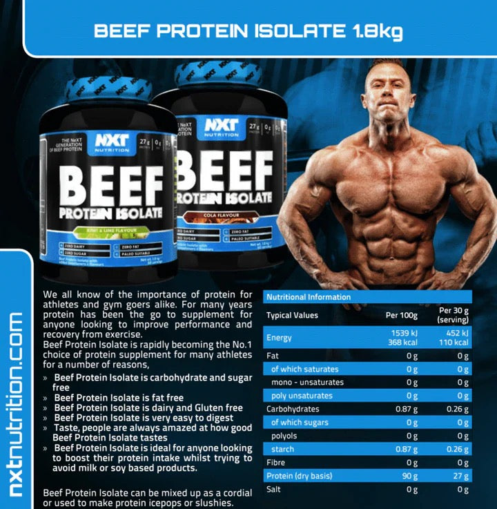 NXT Nutrition Beef Protein Isolate 1.8kg