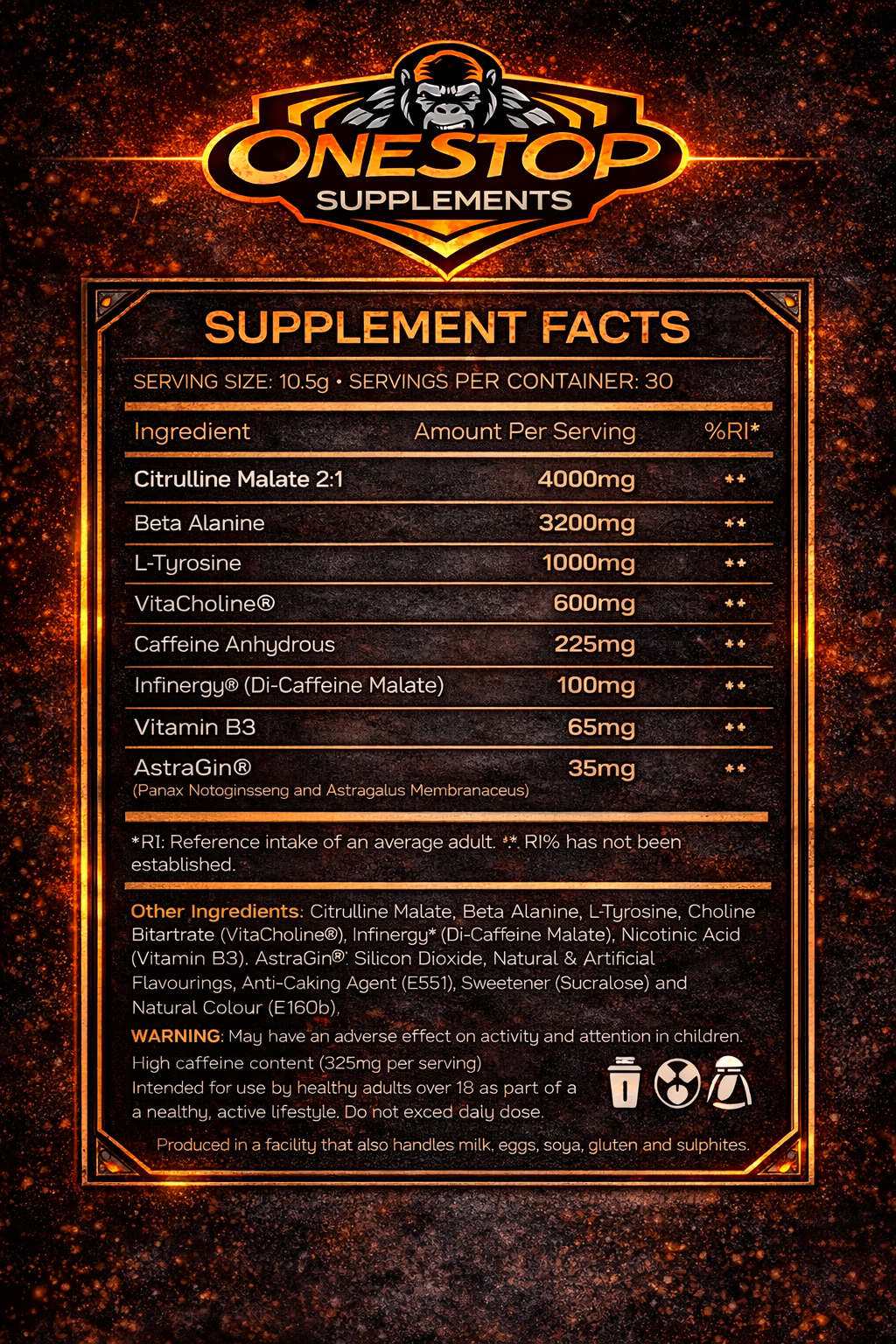 DNA Sports Vibe Pre-Workout (30 Servings / 315g)