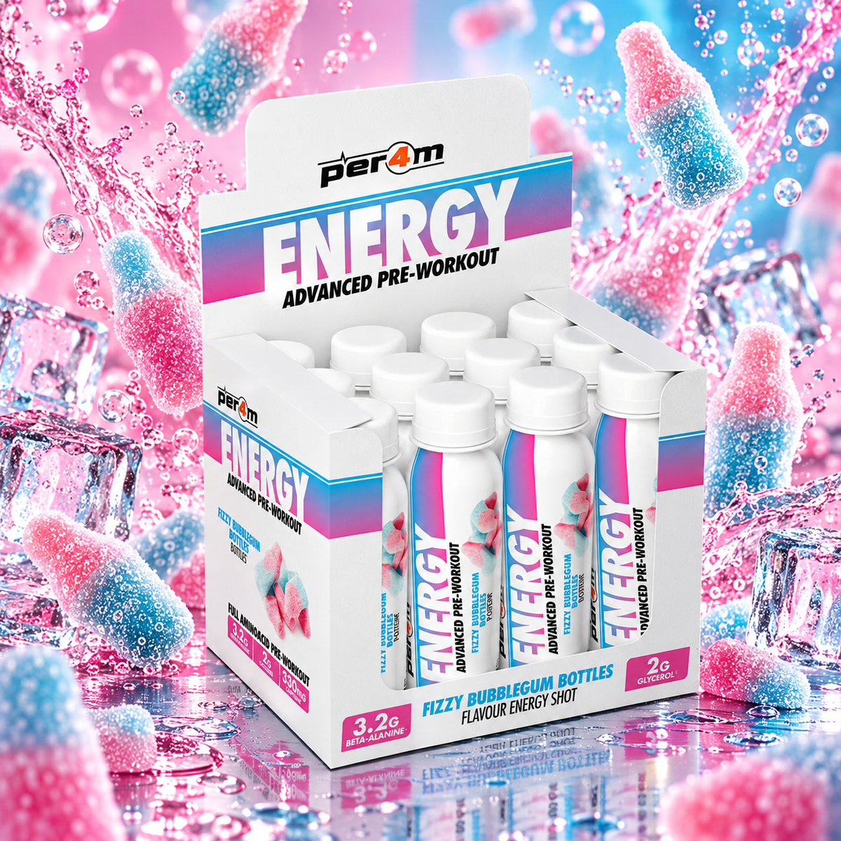 PER4M ENERGY PRE WORKOUT SHOT 12 x 100ML