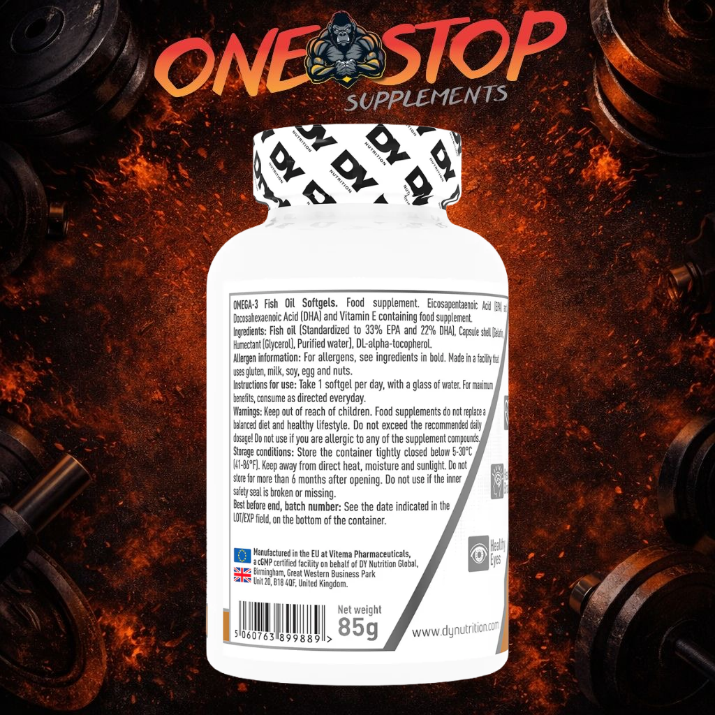 DY NUTRITION OMEGA 3 FISH OIL 60 SOFTGEL