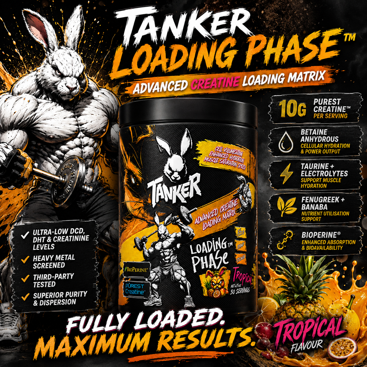 TANKER LABS LOADING PHASE CREATINE