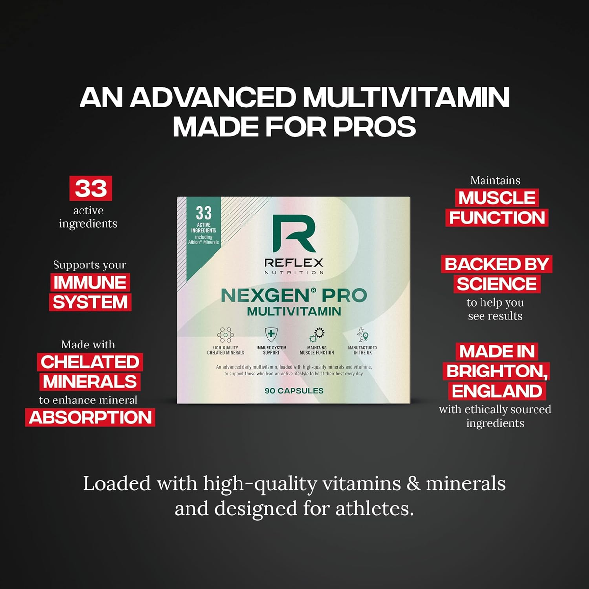 REFLEX NUTRITION NEXGEN PRO MULTIVITAMIN 90 CAPSULES