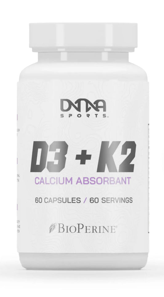 DNA High‑Strength Vitamin D3 + K2 MK‑7 – Advanced Bone, Heart & Immune Support