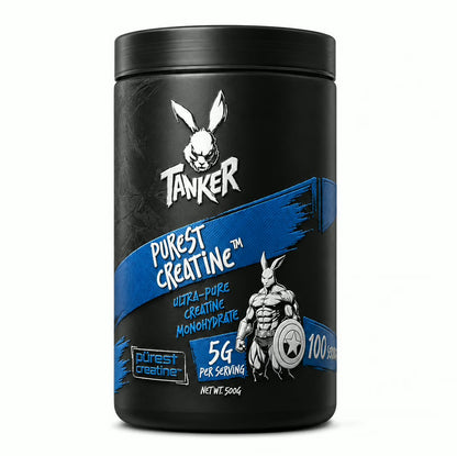 TANKER LABS Purest® Creatine Monohydrate
Ultra-Pure Creatine Powder – 100 Servings