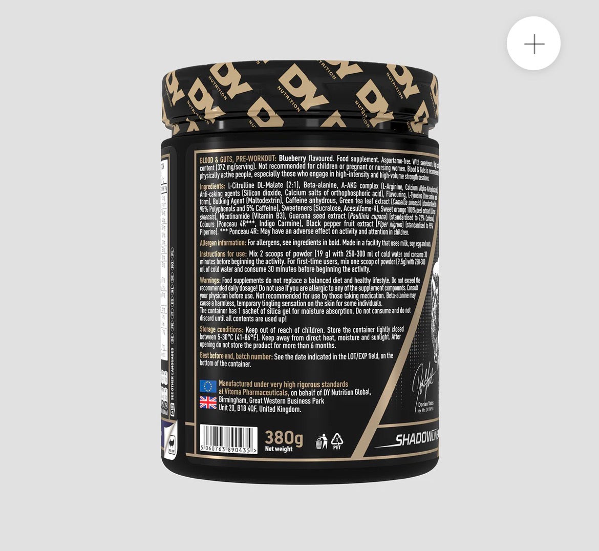 Blood & Guts Pre-Workout - 20 Servings