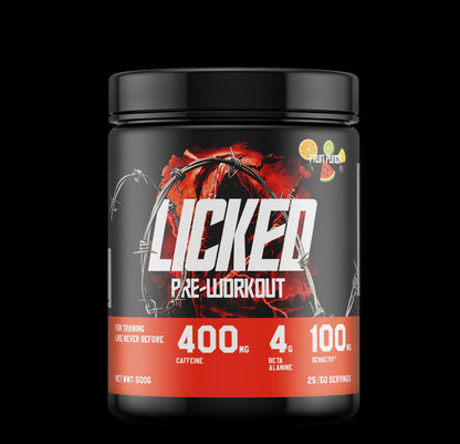 LICKED PRE WORKOUT - 50 SERVINGS