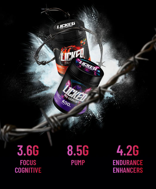 LICKED PRE WORKOUT - 50 SERVINGS