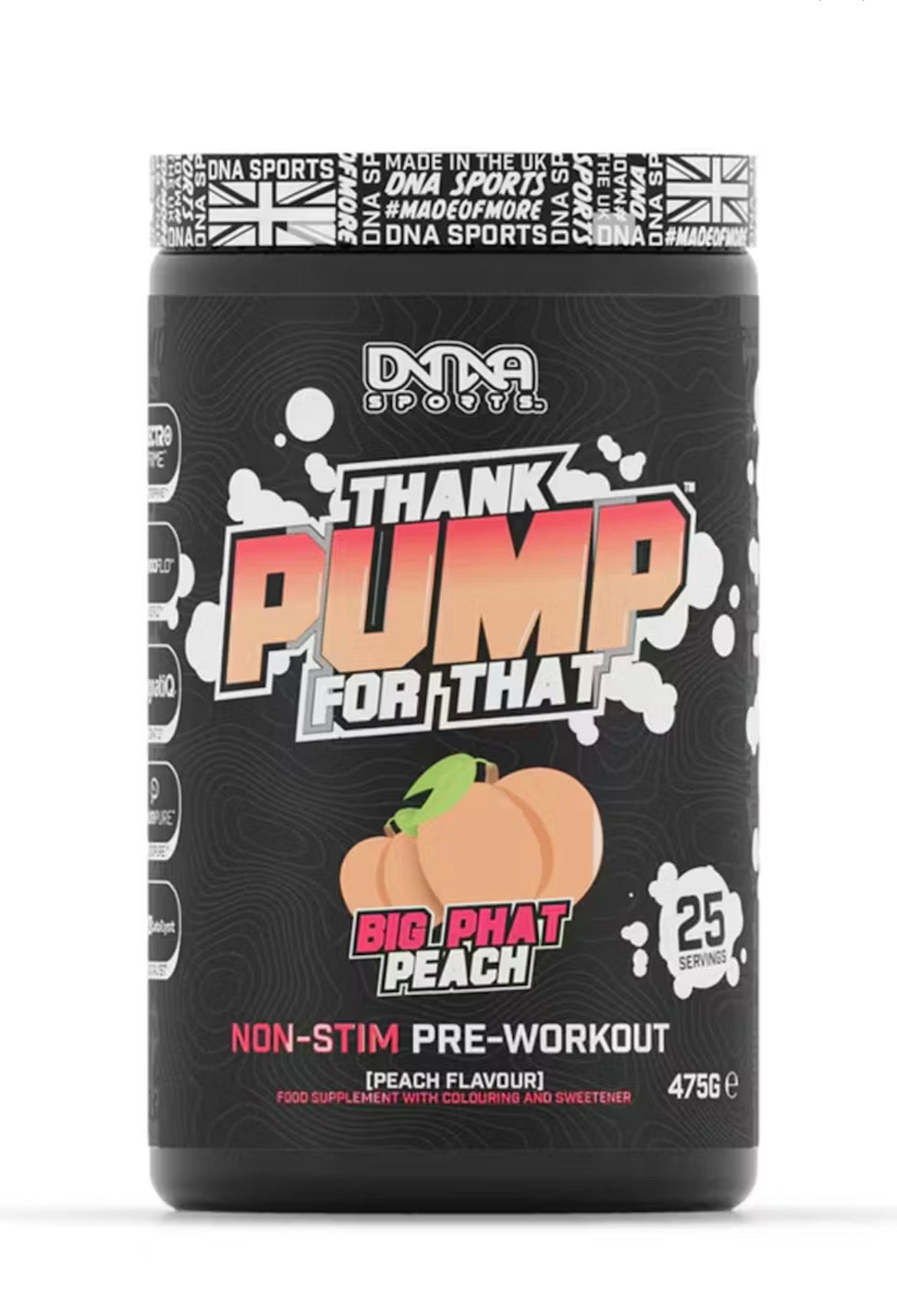DNA Sports Thank Pump For That 475g - STIM FREE - Pre Workout