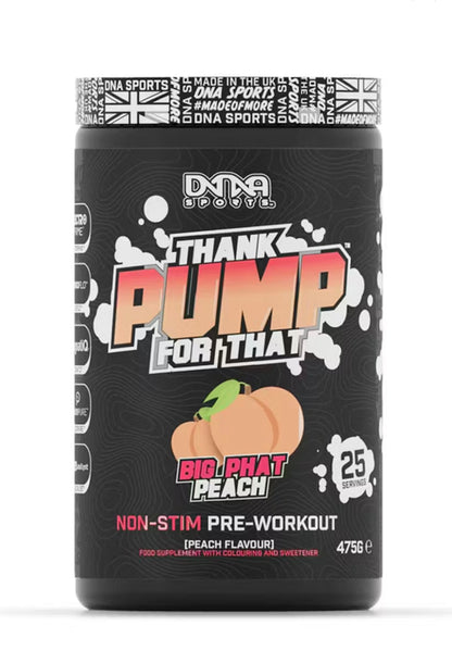 DNA Sports Thank Pump For That 475g - STIM FREE - Pre Workout