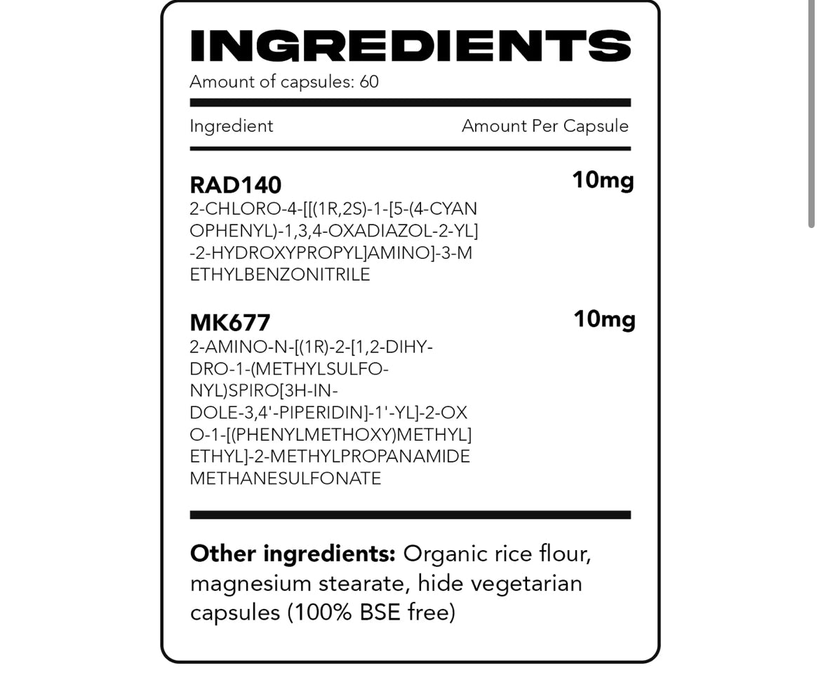 Wartorn labs mk677+ rad140