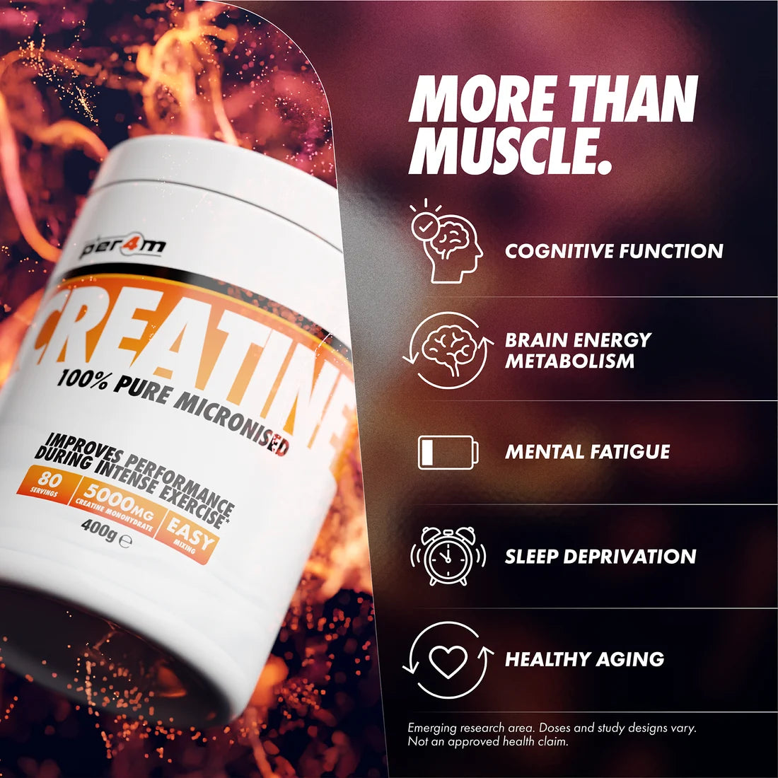PER4M UNFLAVOURED CREATINE 150G