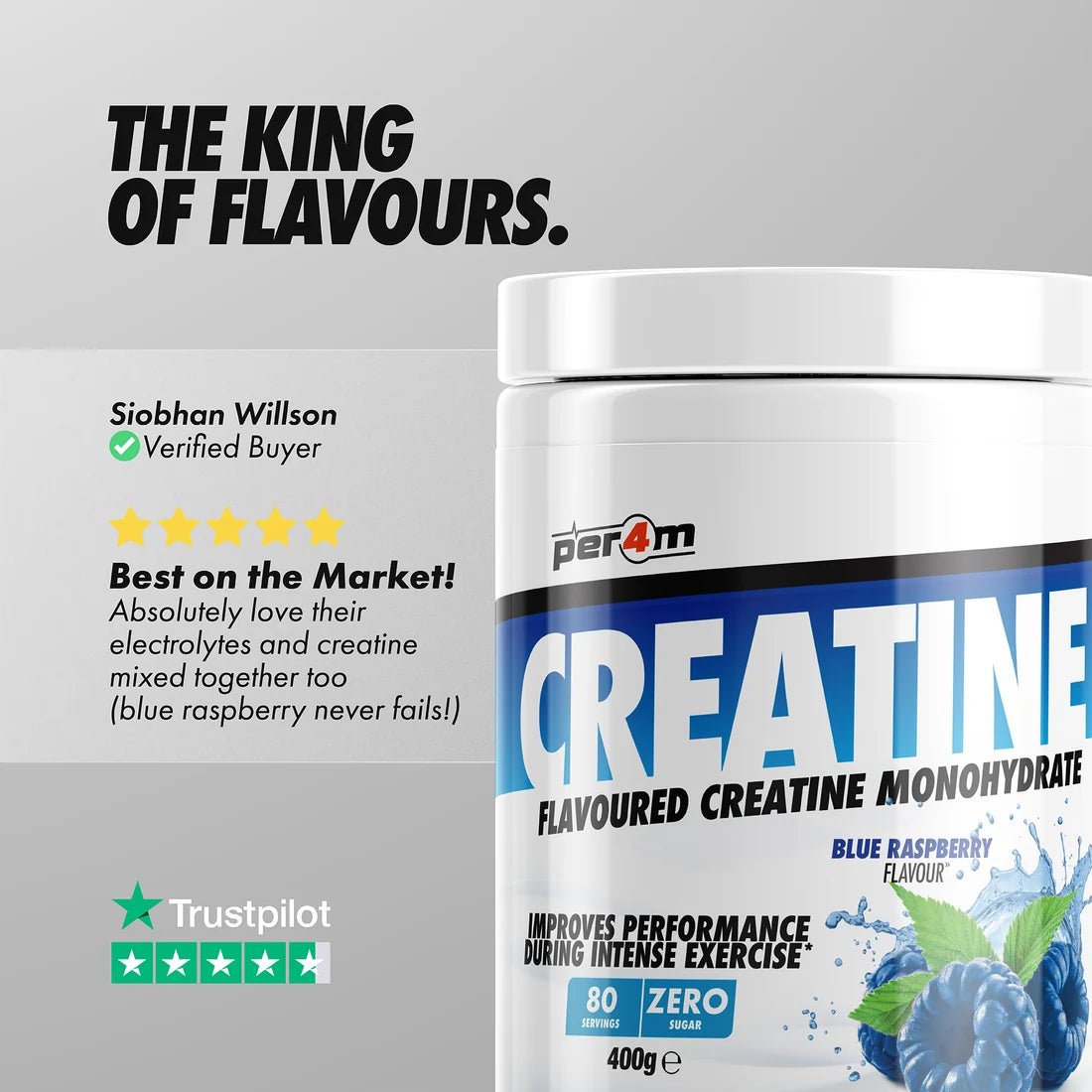 PER4M UNFLAVOURED CREATINE 150G