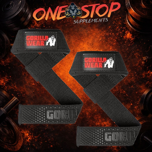 Gorilla Wear Hardcore Lifting Straps - Black
