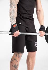 Gorilla Wear Figure 8 Lifting Straps Black