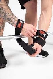 Gorilla Wear Figure 8 Lifting Straps Black